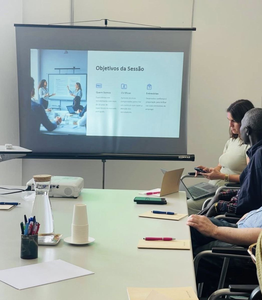 Recebemos a Fórmula do Talento para a dinamização de dois workshops de capacitação